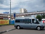Бесплатный автобус Genser в пункт аренды автомобилей АрендаАвто-бор на ул.Добролюбова
